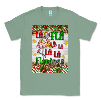 Sage christmas fla la la la la la flamingo air freshener Classic Tee - Artiststas