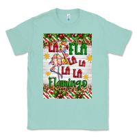 Seafoam christmas fla la la la la la flamingo air freshener Classic Tee - Artiststas