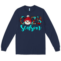 Navy cozy season Long Sleeve Tee - JahusDesignShop