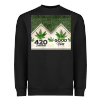 Black 420 somewhere good vibes weed tumbler2 Heavyweight Sweatshirt - CTS Tumbler Store