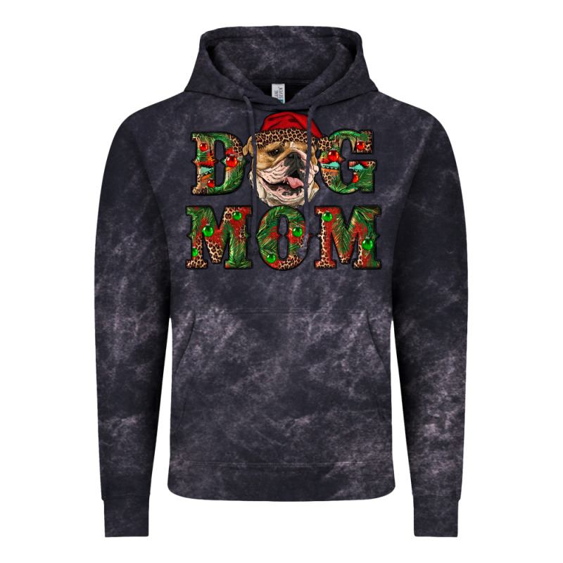 English Bulldog Mom Christmas Vintage Hoodie by RanaPortraitStore | Teevron