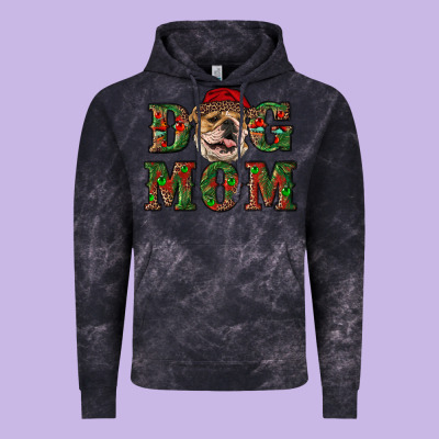 English Bulldog Mom Christmas Vintage Hoodie Designed By Ranaportraitstore
