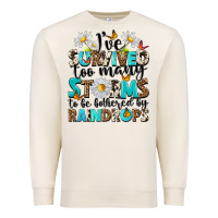 Sandshell ive survived too many storms to be bothered by rai Premium Sweatshirt - NancyCooperArtShop