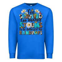 True Royal ive survived too many storms to be bothered by rai Premium Sweatshirt - NancyCooperArtShop