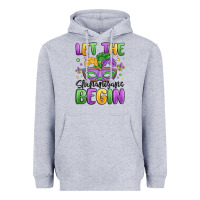 Heather Grey let the shenanigans begin Heavyweight Hoodie - MaliasSmallBusiness