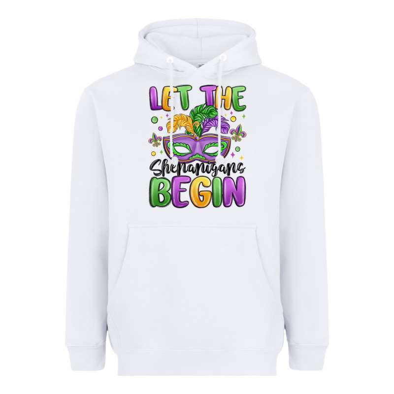 Let The Shenanigans Begin Heavyweight Hoodie by MaliasSmallBusiness | Teevron
