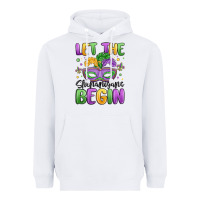 White let the shenanigans begin Heavyweight Hoodie - MaliasSmallBusiness