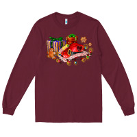 Burgundy cowgirl hat with gifts and cookies Long Sleeve Tee - AdoDesignShop