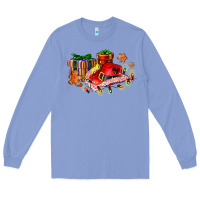 Colony Blue cowgirl hat with gifts and cookies Long Sleeve Tee - AdoDesignShop