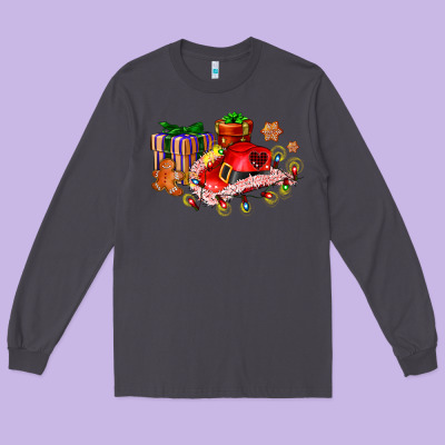 Cowgirl Hat With Gifts And Cookies Long Sleeve Tee Designed By Adodesignshop