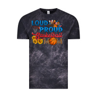 Cloud Black loud and proud basketball mom Vintage Tee - HRA Design Shop