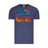 Vintage Denim loud and proud basketball mom Vintage Tee - HRA Design Shop