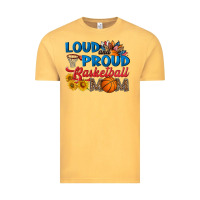 Vintage Mustard loud and proud basketball mom Vintage Tee - HRA Design Shop