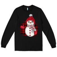 Black christmas snowman Long Sleeve Tee - JahusDesignShop