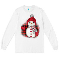 White christmas snowman Long Sleeve Tee - JahusDesignShop