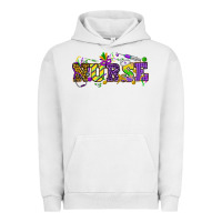 Pigment Lunar Rock Mardi Gras Day Nurse Urban Hoodie - NancyCooperArtShop