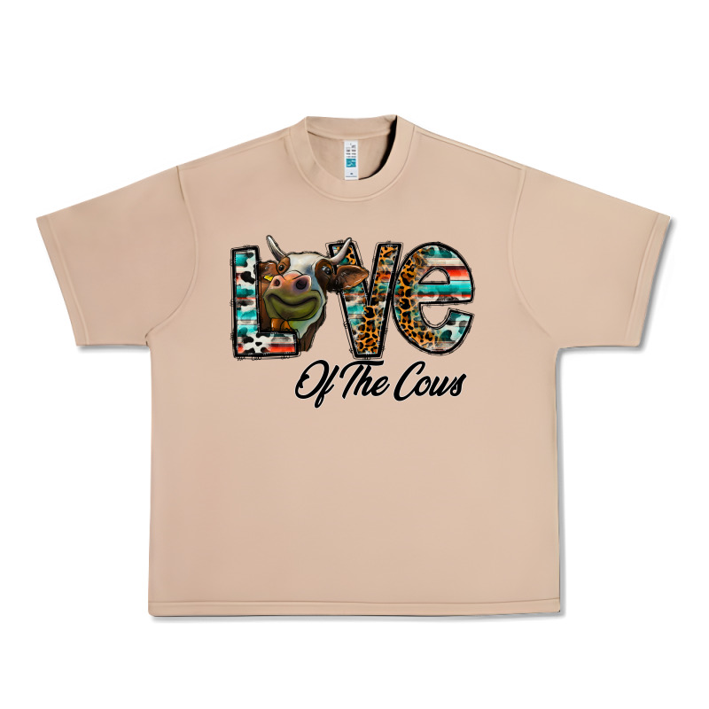 Lov Of Thecows Urban Heavy Tee by CowhideDigitalArt | Teevron