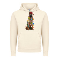 Vintage Artic christmas german shepherd Vintage Hoodie - RanaPortraitStore