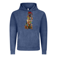 Vintage Denim christmas german shepherd Vintage Hoodie - RanaPortraitStore