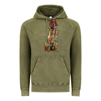 Vintage Olive christmas german shepherd Vintage Hoodie - RanaPortraitStore