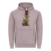 Vintage Zinc christmas german shepherd Vintage Hoodie - RanaPortraitStore