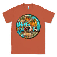 Copper hello pumpkin earrings Classic Tee - BundleAndBundleShop