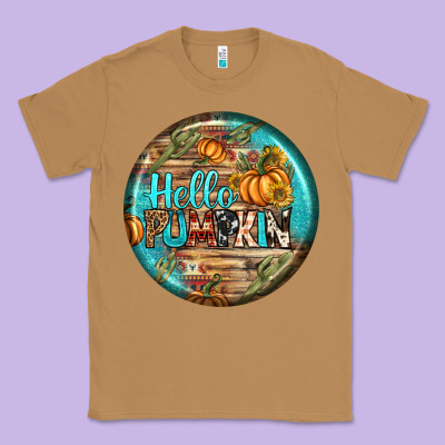 Hello Pumpkin Earrings Classic Tee Designed By Bundleandbundleshop