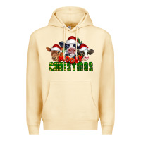 Pina Colada Mooey Christmas Cows Premium Hoodie - LillyAllenDesigns
