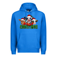 True Royal Mooey Christmas Cows Premium Hoodie - LillyAllenDesigns