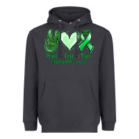 Smoke Peace love cure Gallbladder Cancer Heavyweight Hoodie - NancyCooperArtShop