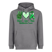 Storm Peace love cure Gallbladder Cancer Heavyweight Hoodie - NancyCooperArtShop