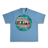 Pebble Blue western turquoises mama ornament Urban Heavy Tee - BarkalooDesign