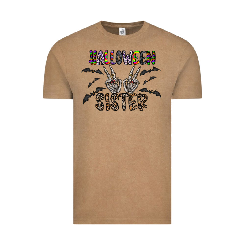 Halloween Sister Vintage Tee by CowhideDigitalArt | Teevron