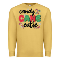 Antique Gold candy cane cutie Premium Sweatshirt - MaliasSmallBusiness