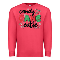 Cardinal candy cane cutie Premium Sweatshirt - MaliasSmallBusiness