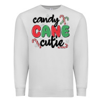 Dove Grey candy cane cutie Premium Sweatshirt - MaliasSmallBusiness