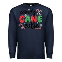 Navy candy cane cutie Premium Sweatshirt - MaliasSmallBusiness