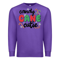 Purple candy cane cutie Premium Sweatshirt - MaliasSmallBusiness