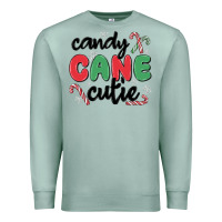 Seafoam candy cane cutie Premium Sweatshirt - MaliasSmallBusiness