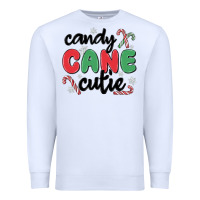 White candy cane cutie Premium Sweatshirt - MaliasSmallBusiness