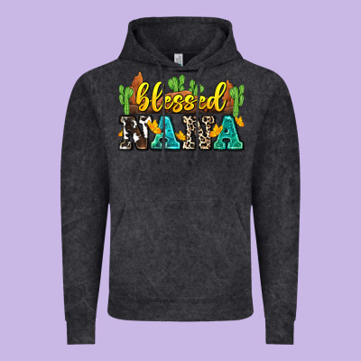 Blessed Nana Vintage Hoodie Designed By Zillion Design Studio