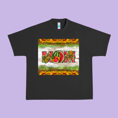 Mom Watermelon Urban Heavy Tee Designed By Hra Design Shop