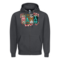 Smoke license letters floral mama Zipper Hoodie - Jasminsmagicworld