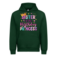 Forest Green sister of the birthday princess Urban Hoodie - NancyCooperArtShop