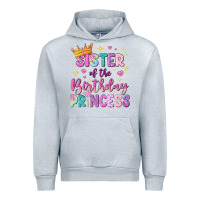 Heather Grey sister of the birthday princess Urban Hoodie - NancyCooperArtShop