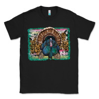 Black thanksgiving turkey with background Classic Tee - RanaPortraitStore