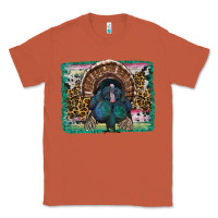 Copper thanksgiving turkey with background Classic Tee - RanaPortraitStore