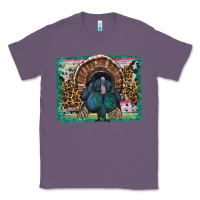 Lavender thanksgiving turkey with background Classic Tee - RanaPortraitStore