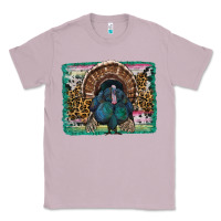 Lilac thanksgiving turkey with background Classic Tee - RanaPortraitStore