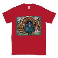 Red thanksgiving turkey with background Classic Tee - RanaPortraitStore